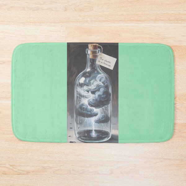 Item preview, Storm In A Bottle Surreal Art By Merch, Limited Edition designed and sold by KILEYMARGSHOP.