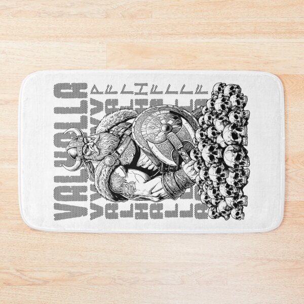 Item preview, Valhalla Runes Viking Warrior Skulls Norse Mythology designed and sold by GrandeDuc.