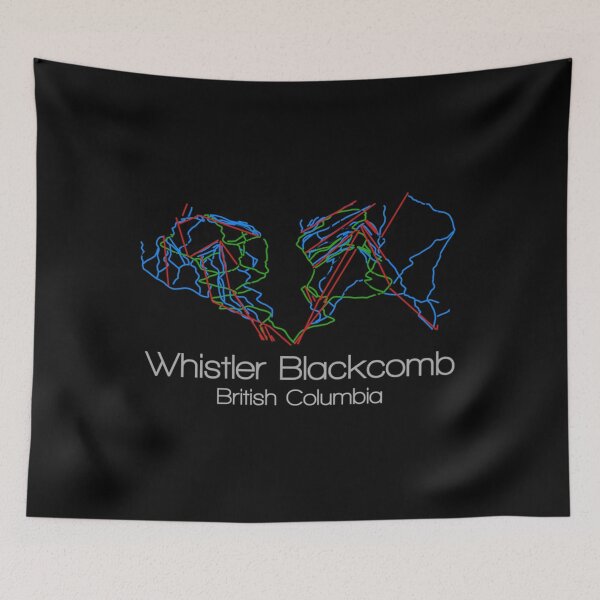 Item preview, Whistler Blackcomb  Canada  Tail Map  Ski  Snowboard  British Columbia  Mountain Classic T-Shi	 designed and sold by sfxqkjyuk94.