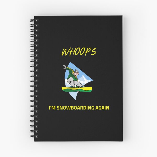 Item preview, Whoops Im Snowboarding Again Classic 		 designed and sold by obfgtftr84.
