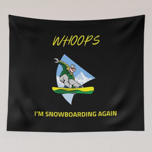 Item preview, Whoops Im Snowboarding Again Classic 		 designed and sold by obfgtftr84.