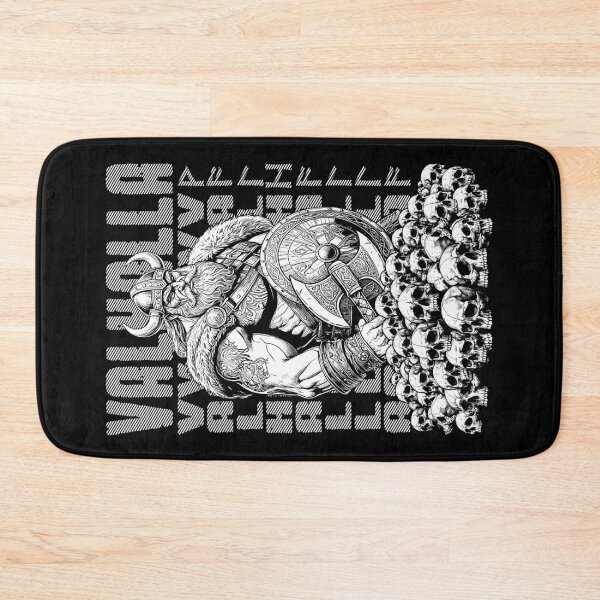 Item preview, Valhalla Runes Viking Warrior Skulls Norse Mythology designed and sold by GrandeDuc.