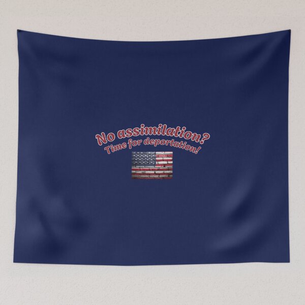 Item preview, No assimilation? designed and sold by Kid Wits Ink  "Wise enough to leave a lasting impression!".