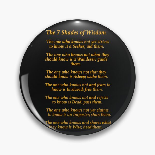 Item preview, The 7 Shades of Wisdom designed and sold by JayVisionz.