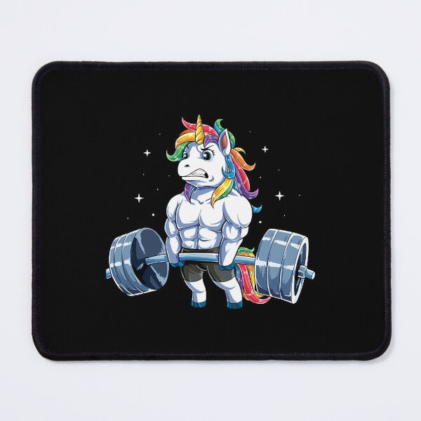 Item preview, Unicorn Weightlifting . Fitness Gym Deadlift Rainbow 	 Party 	 	  .  	 designed and sold by qdwvbcov11.