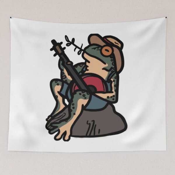 Item preview, Frog Playing Banjo  	 	 designed and sold by qhuhwhjqej6.