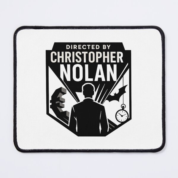 Item preview, Minimalist retro movie poster – filmmaker silhouette – modern art deco style designed and sold by LoomisDreams.