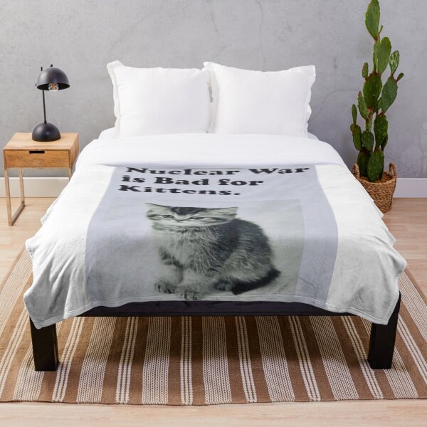 Item preview, Nuclear War is Bad for Kittens designed and sold by cocksnot.