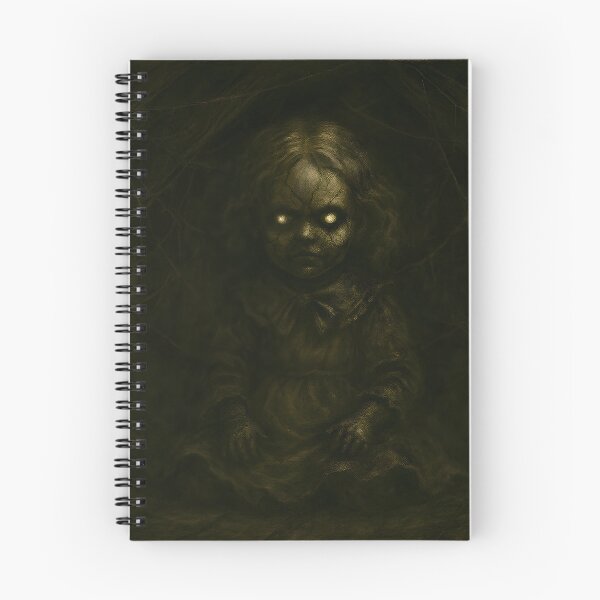 Item preview, Haunted Antique Doll With Glowing Eyes designed and sold by PandaTShirtShop.