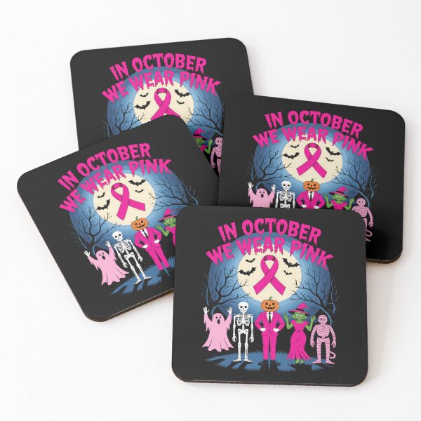 Item preview, Halloween in October We Wear Pink Breast Cancer Awareness designed and sold by tearbytea.