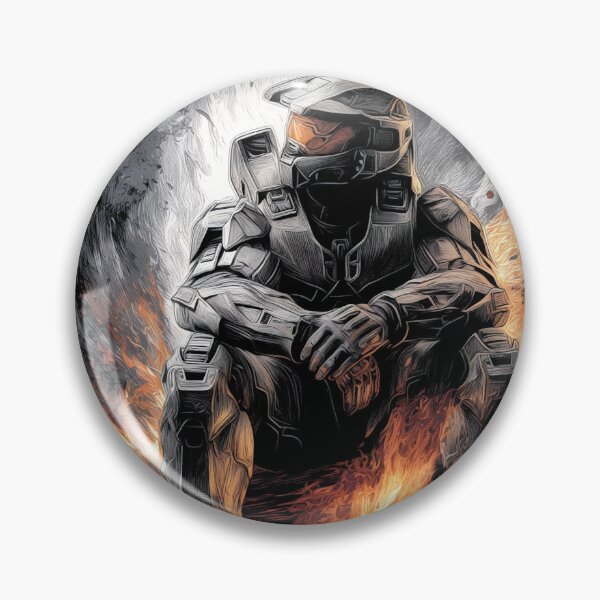Item preview, Visored Spartan: Energy Shield Stand in Ringed Frontiers designed and sold by Senpaiwaves.