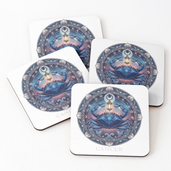 Item preview, Cancer Zodiac Sign – Cosmic Crab Astrology Art designed and sold by CrunchyGoats.