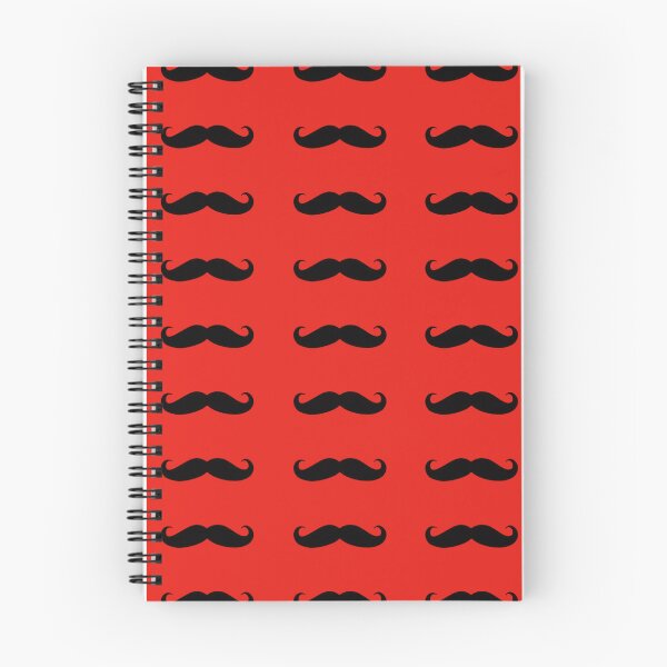 Item preview, red and black hipster mustache design  designed and sold by grxyv.