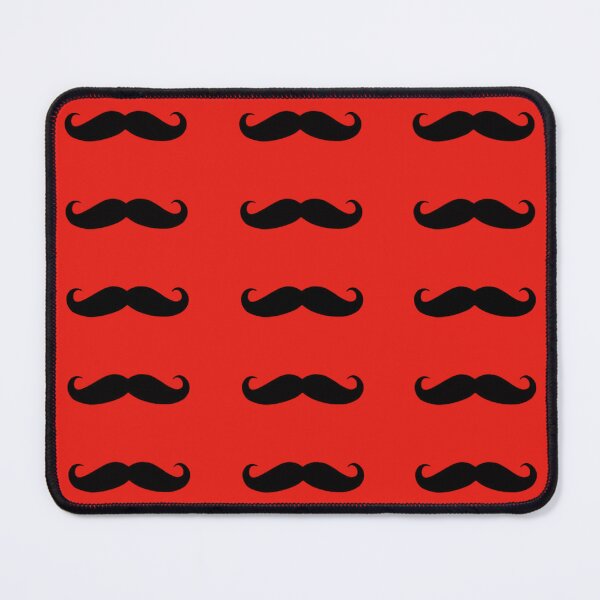 Item preview, red and black hipster mustache design  designed and sold by grxyv.