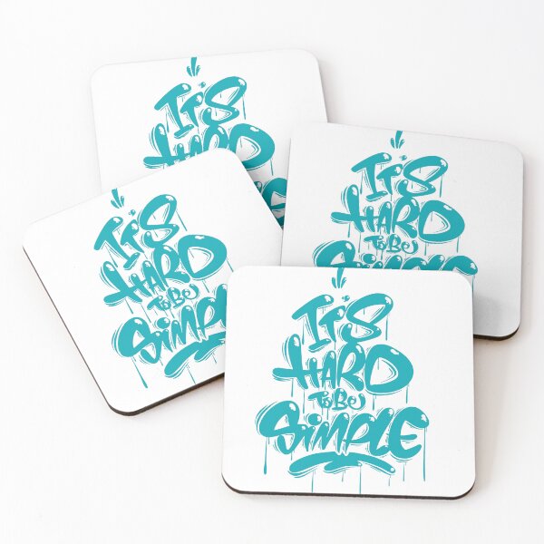 Item preview, It’s Hard To Be Simple Graffiti Typography designed and sold by andry01.