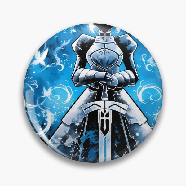 Item preview, Blue-Clad Sovereign: Excalibur's Invisible Oath in Camelot's Echo designed and sold by Senpaiwaves.