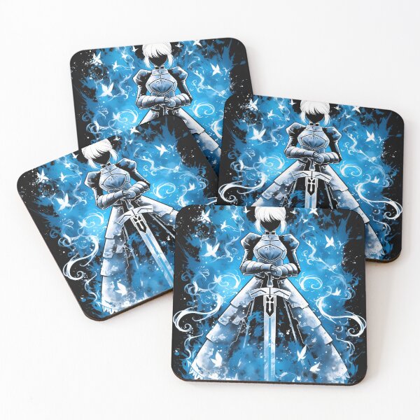 Item preview, Blue-Clad Sovereign: Excalibur's Invisible Oath in Camelot's Echo designed and sold by Senpaiwaves.
