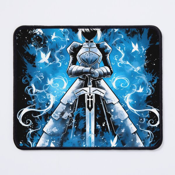 Item preview, Blue-Clad Sovereign: Excalibur's Invisible Oath in Camelot's Echo designed and sold by Senpaiwaves.