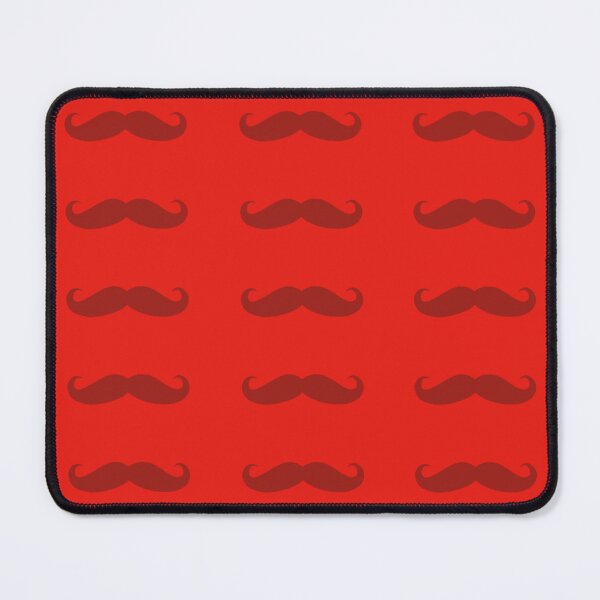 Item preview, red hipster mustache design  designed and sold by grxyv.
