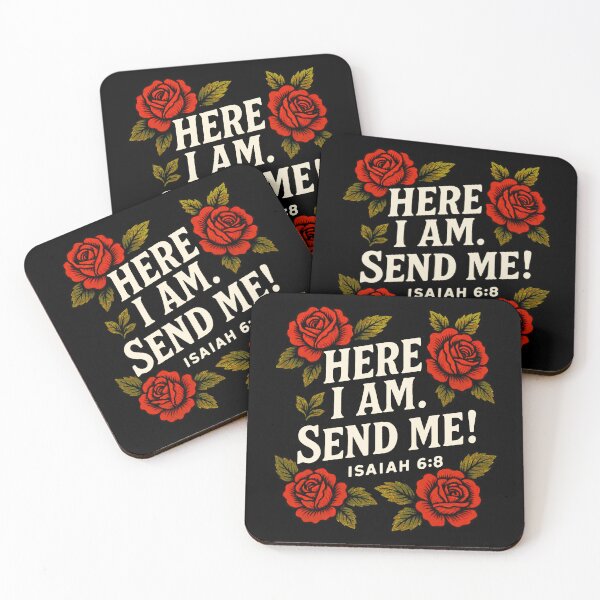 Item preview, Isaiah 6:8 Here I Am Send Me designed and sold by plushism.