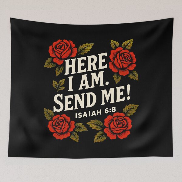 Item preview, Isaiah 6:8 Here I Am Send Me designed and sold by plushism.