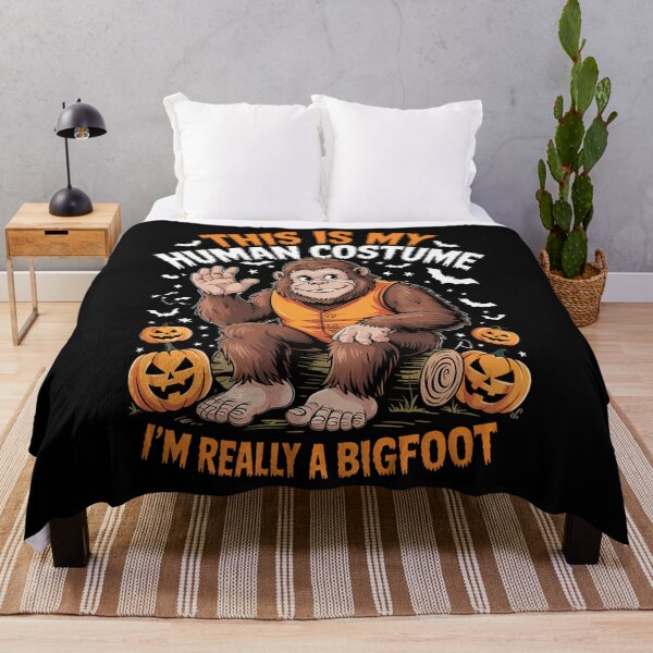 Item preview, Halloween Spooky Funny Bigfoot designed and sold by LunaCrazeArt.