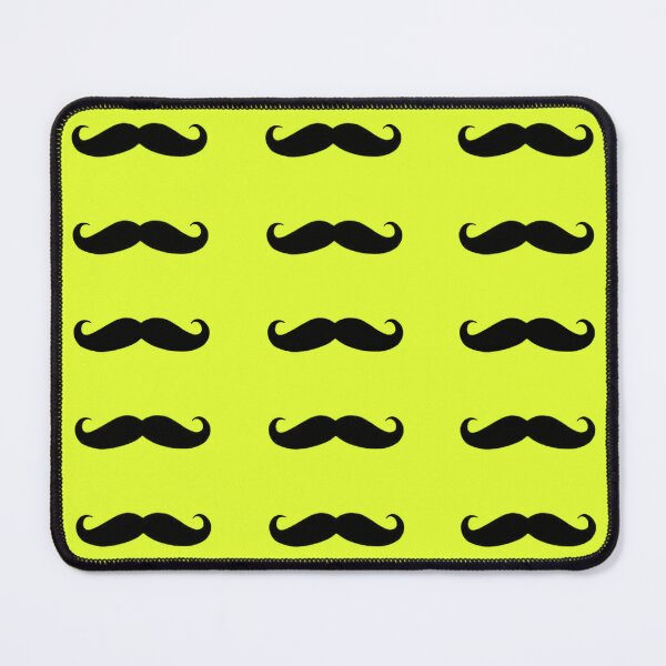 Item preview, yellow and black hipster mustache design  designed and sold by grxyv.