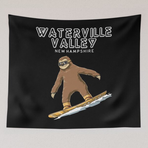 Item preview, Waterville Valley New Hampshire - Sloth Snowboard Essential designed and sold by ltkaqrqit27.