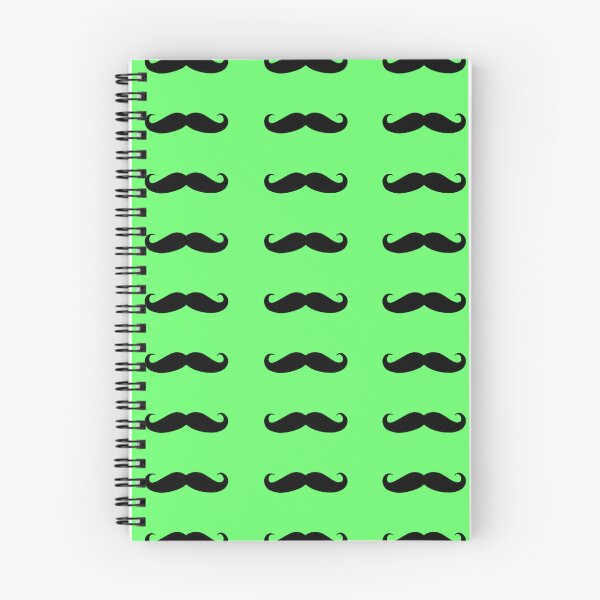 Item preview, green and black hipster mustache design  designed and sold by grxyv.