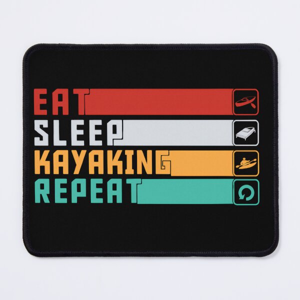 Item preview, Eat sleep kayaking repeat galaxy cosmic paddler space voyage designed and sold by HumansStuck12.