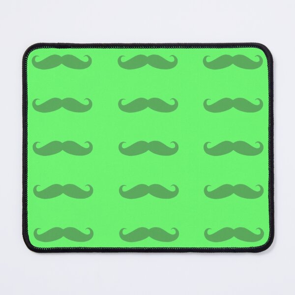 Item preview, green hipster mustache design  designed and sold by grxyv.