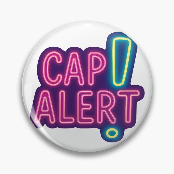 Item preview, Cap Alert meme designed and sold by Raluk.