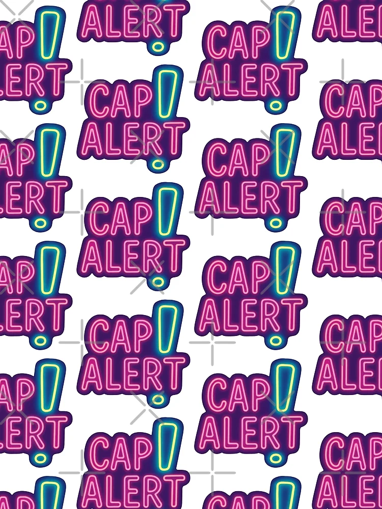 Thumbnail 3 of 3, Scarf, Cap Alert meme designed and sold by Raluk.
