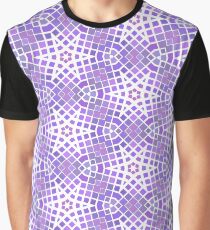tiling diagonal grid weave tile colored textured vector geometric seamless colorful repeat pattern Graphic T-Shirt