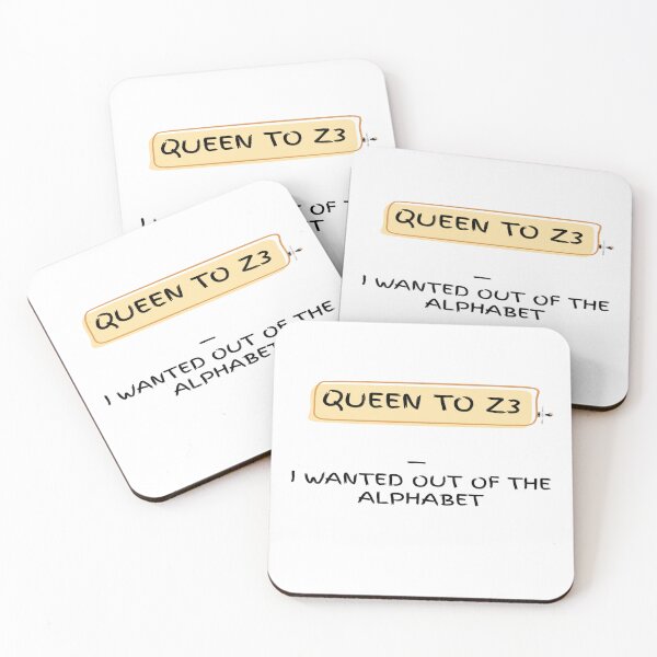 Item preview, Queen to Z3 — I Wanted Out of the Alphabet designed and sold by PawnShiftGoods.