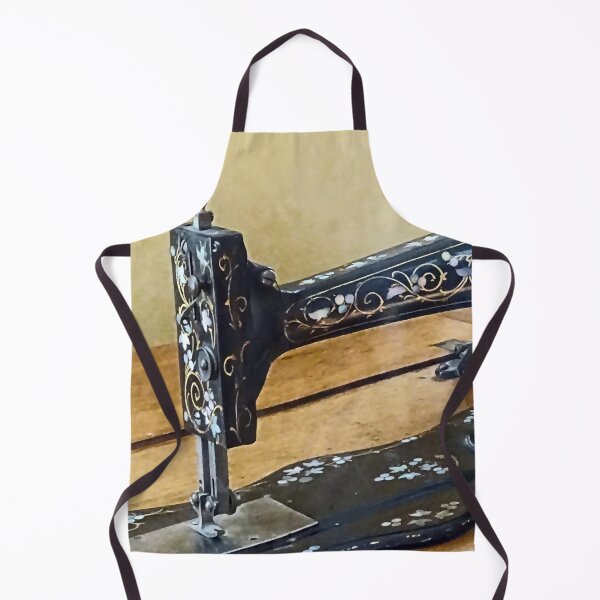 Item preview, Vintage Sewing Machine With Floral Motif designed and sold by Susan Savad.
