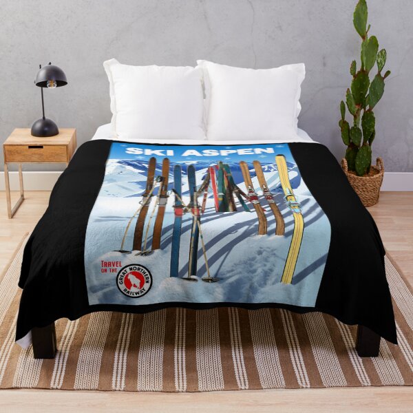 Item preview, Vintage-Style Ski Aspen Travel 	  	 designed and sold by oiiqwqikw61.