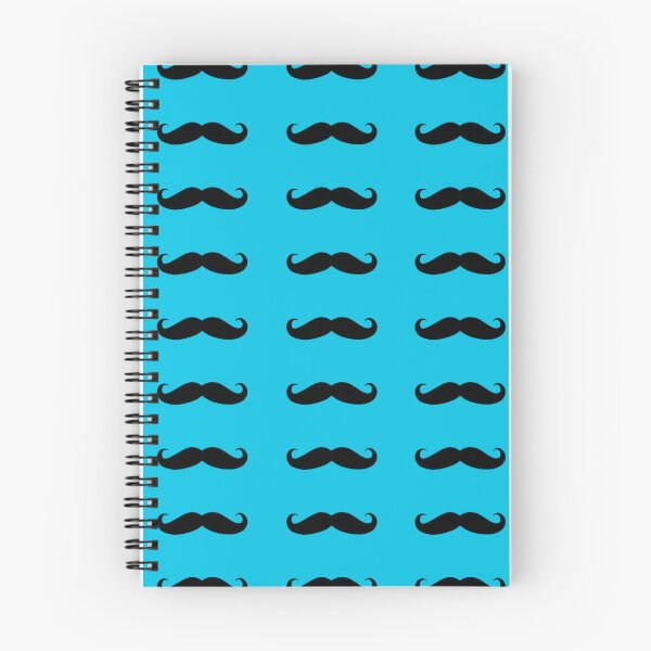 Item preview, blue and black hipster mustache design  designed and sold by grxyv.