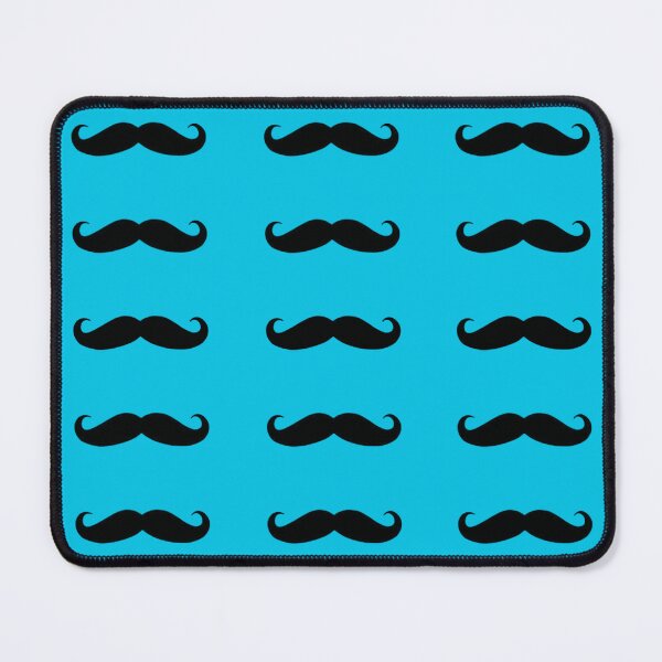 Item preview, blue and black hipster mustache design  designed and sold by grxyv.