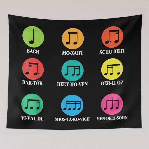 Item preview, Classic Composers Classical Music Musical Notes designed and sold by KudoJunichironl.