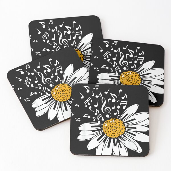 Item preview, Daisy Flower Music Notes Clef Teacher Musicians Music Lover designed and sold by KudoJunichironl.