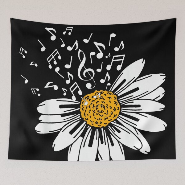Item preview, Daisy Flower Music Notes Clef Teacher Musicians Music Lover designed and sold by KudoJunichironl.