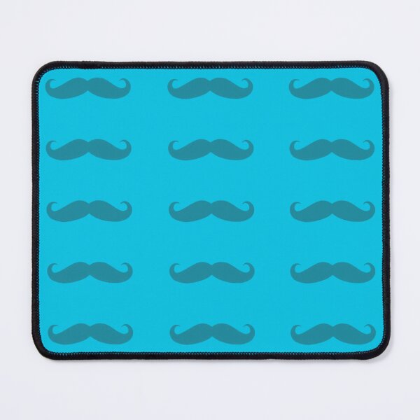 Item preview, blue hipster mustache design  designed and sold by grxyv.