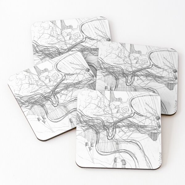 Item preview, River lines. abstract designed and sold by Tereza Pilar  Art.