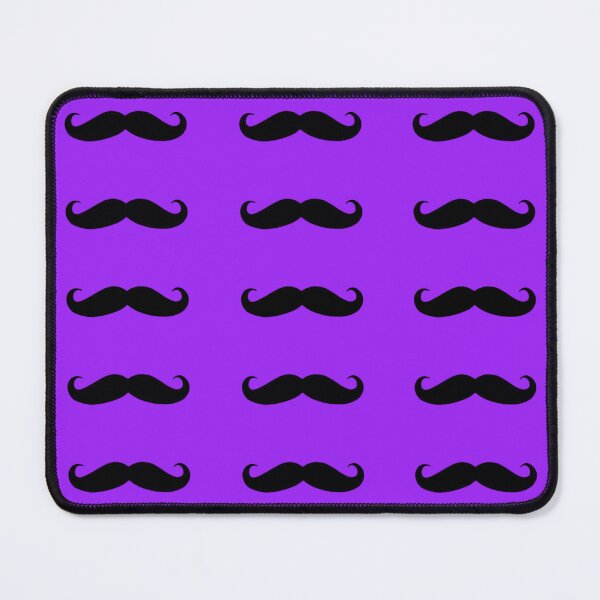 Item preview, purple and black hipster mustache design  designed and sold by grxyv.
