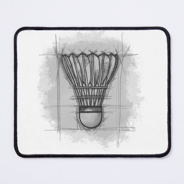 Item preview, Badminton Shuttlecock Sketch designed and sold by DesignLacco.