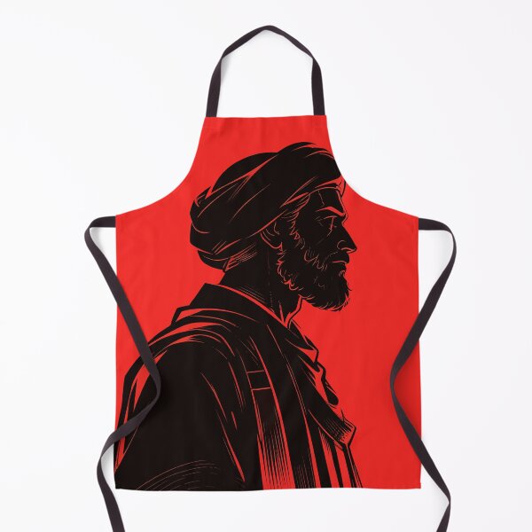 Item preview, Enigmatic Turbaned Figure on Fiery Crimson designed and sold by zzz888.