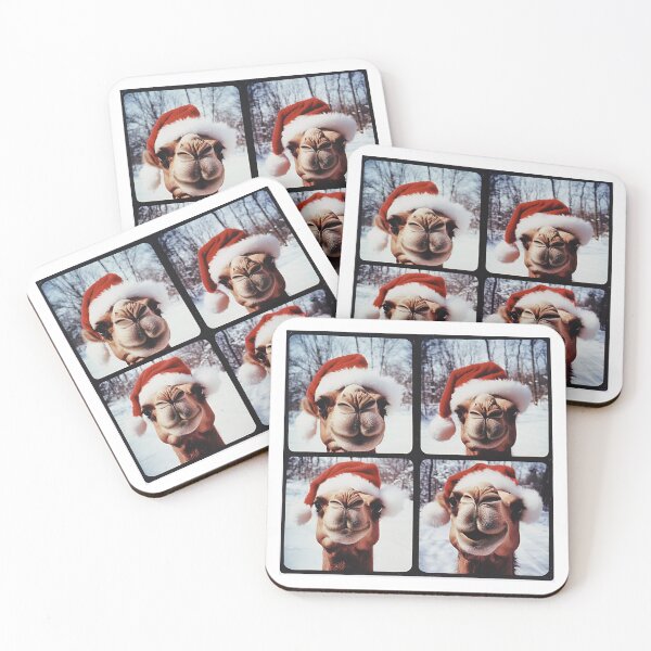 Item preview, Quirky Camel in Santa Hat – Funny Christmas Party Photobooth designed and sold by RockFireMerch.