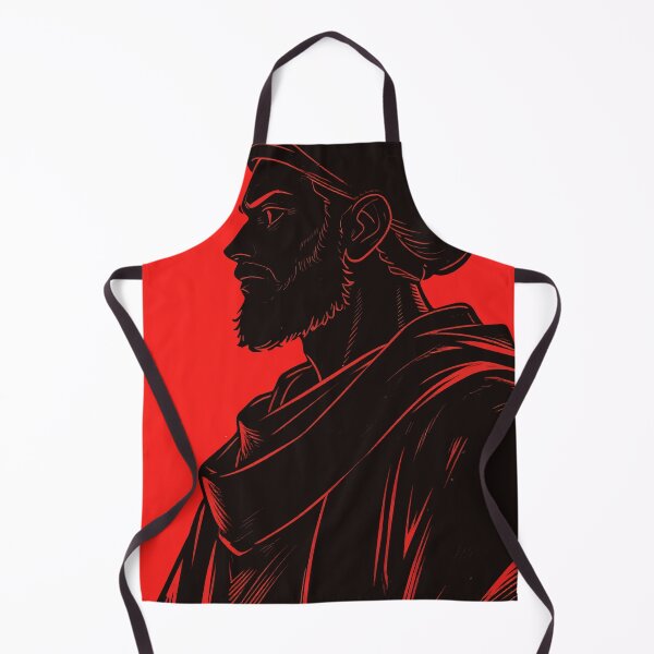 Item preview, Enigmatic Turbaned Sage in Crimson Silhouette designed and sold by zzz888.