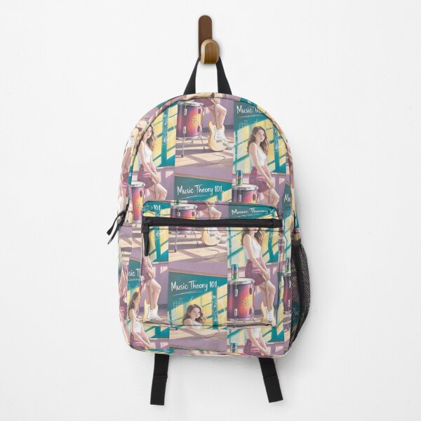 Item preview, Music Theory 101 Girl With Guitar And Drums By Merch, Limited Edition designed and sold by KILEYMARGSHOP.